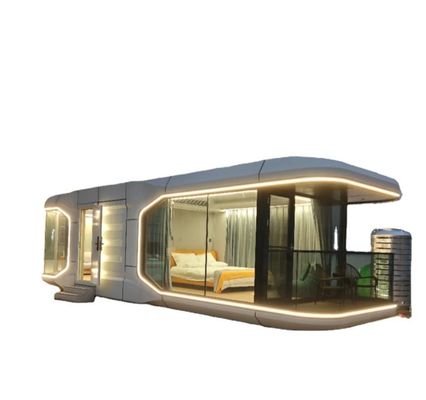 Casa de campismo em estilo cápsula espacial moderna para alojamento em hotel