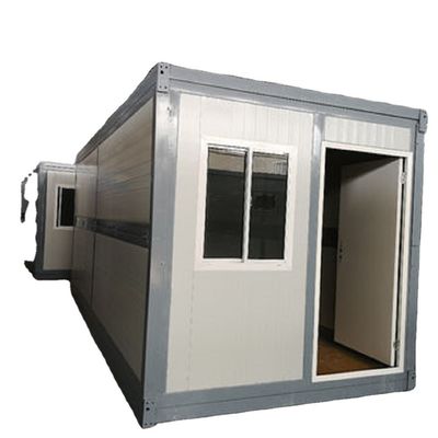 Casas de contêineres dobráveis pré-fabricadas portáteis de 20 pés com estrutura de aço galvanizado
