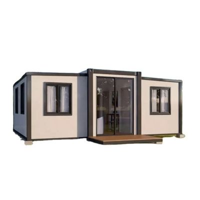 Opções de alojamento em hotéis Casa de contêineres expansível com estrutura de aço leve