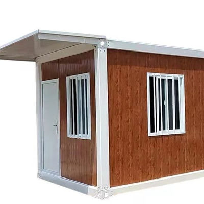 Hotel Casa de contêineres de embalagem plana com janela deslizante de PVC fabricada