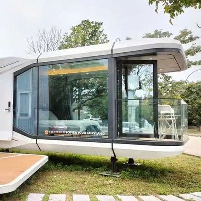 Casa de luxo totalmente mobiliada, pré-fabricada, Capsula Espacial Móvel para 20 pés e 40 pés.