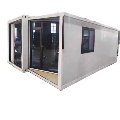 Casa modular dobrável pré-fabricada com 3 quartos e porta de aço personalizada