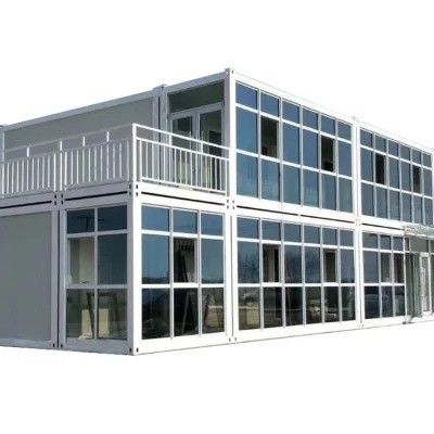 Casa pré-fabricada de contêineres de transporte modificada e casa de contêineres portáteis multifuncionais
