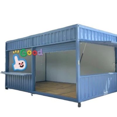 Moderno Container Casa Portátil Flat Pack Plegavel Instalação Rápida Com Porta de Aço