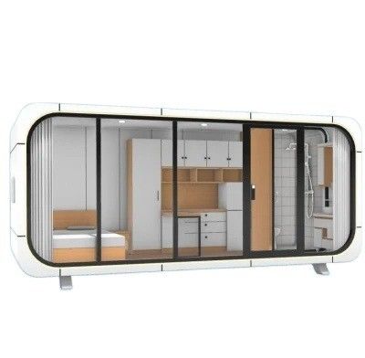 Casa de contêineres móvel pré-fabricada Casa pequena para dormir