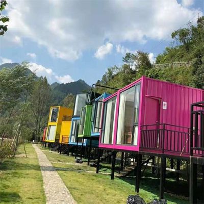 20ft / 40ft Light Steel Frame Modular Container House para Edifício Prefabricado