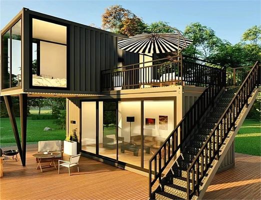 20ft / 40ft Light Steel Frame Modular Container House para Edifício Prefabricado