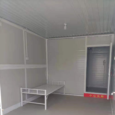 Casa de contêiner dobrável de escritório pré-fabricada de 20 pés com janela deslizante PVC