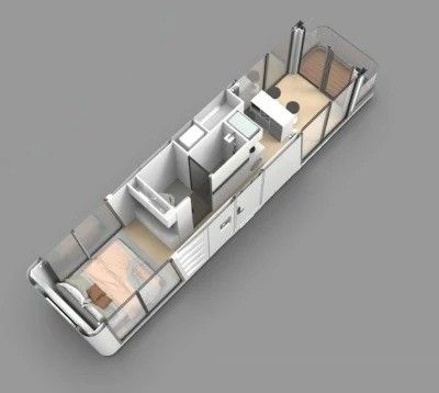 Casa pré-fabricada com estrutura de estrutura de aço soldado