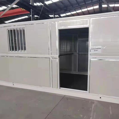 Casa de contêiner dobrável de escritório pré-fabricada de 20 pés com janela deslizante PVC