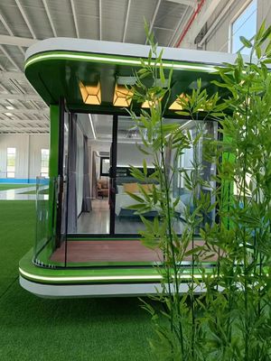 Quadros de aço leve galvanizados Casa Modular Modular de cápsula espacial