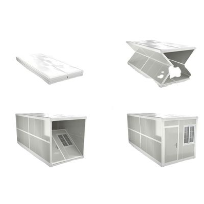 Fácil Instalação 20ft Painel Sandwich de Aço Portátil Casa de Contêineres dobráveis prontos