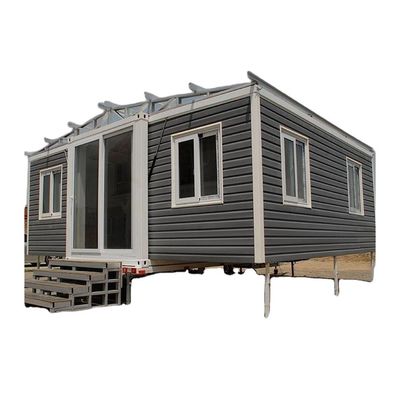 Casa de contêineres móvel de transporte de design moderno para habitação portátil e dobrável