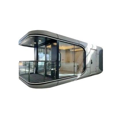 Hotel Pod Hurricane Proof Prefab Capsule Speed Dome House em meados do século