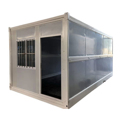Container dobrável Casa de suprimentos Casa 20ft escritório PVC janela deslizante para necessidades de hospedagem no hotel