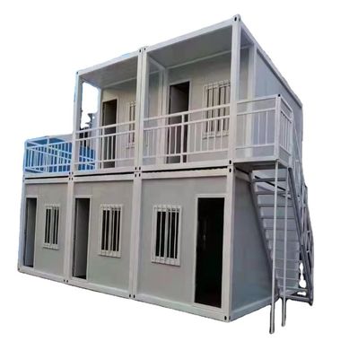 Casa de contêiner dobrável portátil com janela de PVC