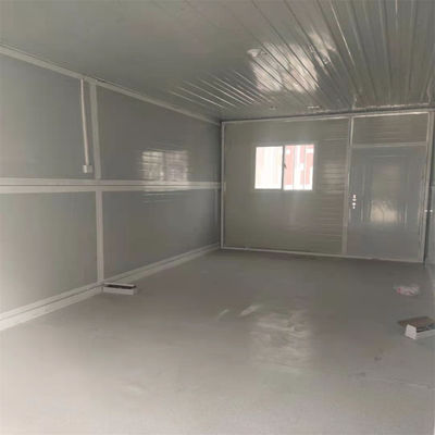 Casas de contêineres dobráveis pré-fabricadas portáteis de 20 pés com estrutura de aço galvanizado