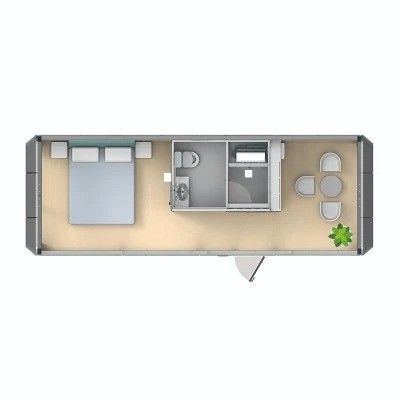 Moderno Elegante Design Painel Sandwich Prefabricado Capsula Casa Pequena