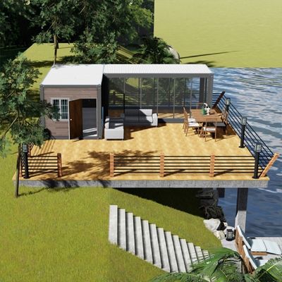 Quadro de aço galvanizado portavel dobrável Container House para casa móvel