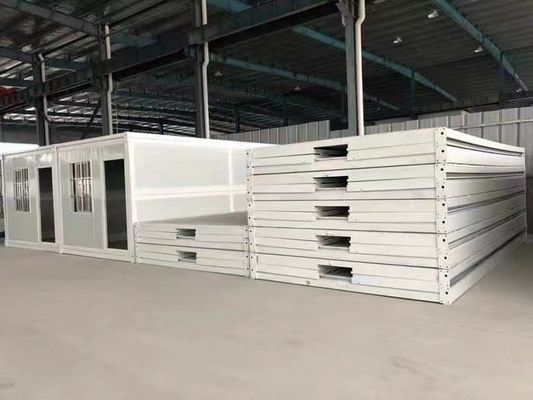 Container de casa móvel de painel de sandwich de aço para fácil instalação e transporte