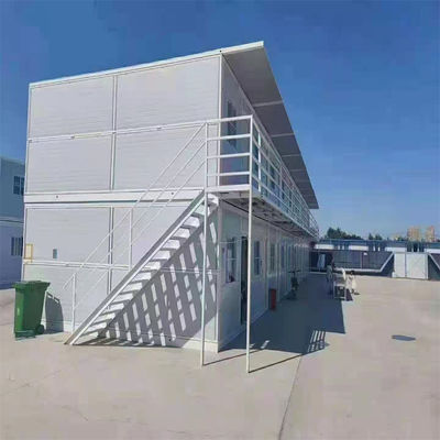 Casa de contêiner dobrável de estrutura de aço galvanizado de design moderno para decoração de casa