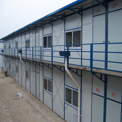 Moderna estrutura de aço leve tipo K Casa pré-fabricada com janela deslizante PVC