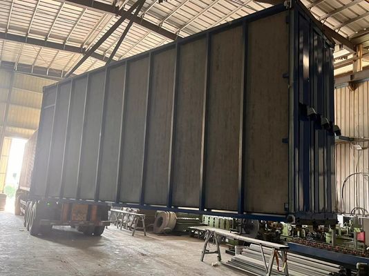 Container House dobrável de 20 pés conveniente para escritórios móveis e armazéns dobráveis