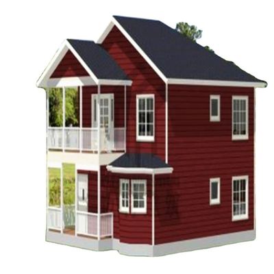 Estrutura de aço leve Casa pré-fabricada para casas modernas