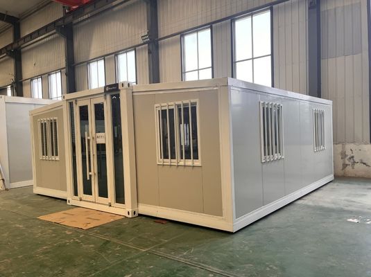 Quadro de aço galvanizado REACHTOP 2 quartos Casa de contêiner dobrável com piso de madeira