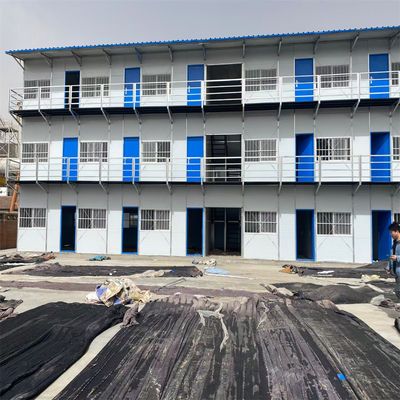 Moderna estrutura de aço leve tipo K Casa pré-fabricada com janela deslizante PVC