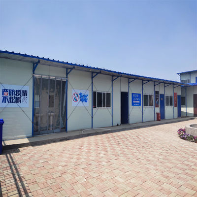 Moderna estrutura de aço leve tipo K Casa pré-fabricada com janela deslizante PVC