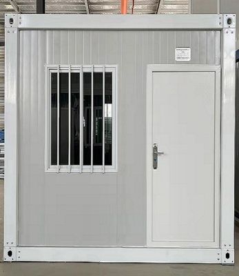 Casa de contêineres removível de painel de sanduíche de estrutura de aço para vida sustentável