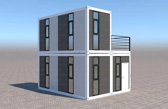 Casa de contêineres de embalagem plana pré-fabricada de 18 mm MGO para eficiência do escritório doméstico