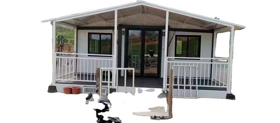 Casa dobrável pré-fabricada de 20 pés Container expansível Casa oficina Armazém Escritório
