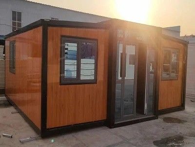 Porta de aço porta móvel casa de contêineres de vida para pré-fabricada personalizada expansível