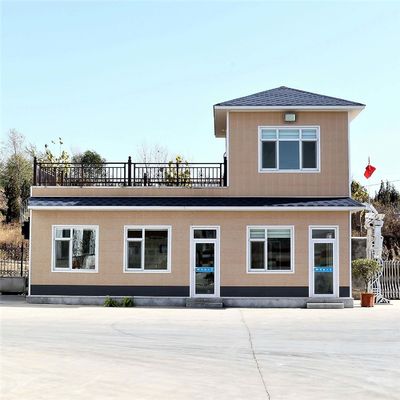 Casa móvel pré-fabricada com aço e tábua de sanduíche