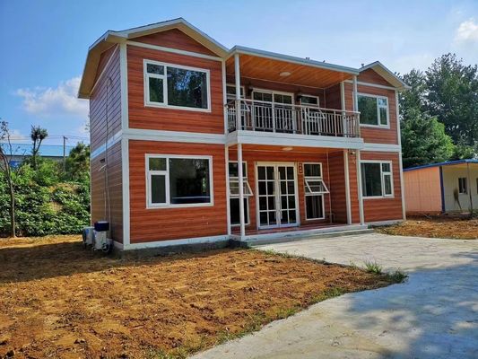 Casa móvel pré-fabricada com aço e tábua de sanduíche