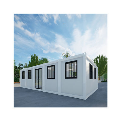 Casa de contêiner pré-fabricada acessível para hotel em branco/cinzento/preto