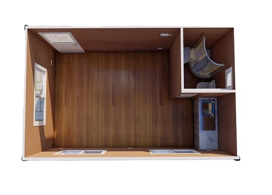 Casa pré-fabricada com painel de sandwich de aço