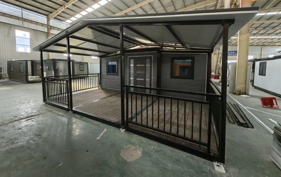 Casa de família Luxo Container pré-fabricado expansível Casa com design móvel e dobrável