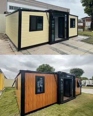 Casa de família Luxo Container pré-fabricado expansível Casa com design móvel e dobrável