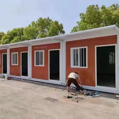 Painel Sandwich de Aço Modular Móvel Moderno Prefabricado Com Janela Deslizante de PVC