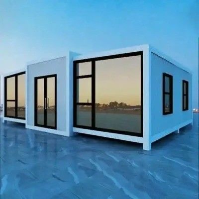 Large 40FT 20FT luxuosa casa de contêiner expansível para sala de estar moderna na América