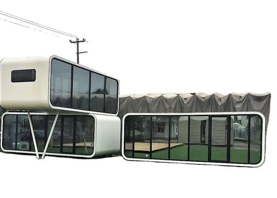 20ft/40ft estilo de design moderno Container Casa de escritório com estrutura de aço leve