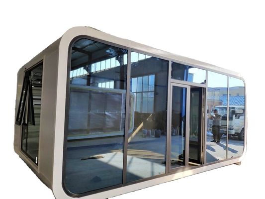 20ft/40ft estilo de design moderno Container Casa de escritório com estrutura de aço leve