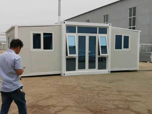 Opções de alojamento em hotéis Casa de contêineres expansível com estrutura de aço leve