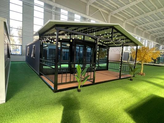 Container pré-fabricado de design moderno Casa para sala de estar Sala de dormir Cozinha Escritório Venda de garagem