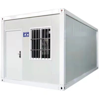 Casa de contêineres modular pré-fabricada personalizada com janela deslizante de PVC
