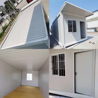 Casa de contêineres modular pré-fabricada personalizada com janela deslizante de PVC