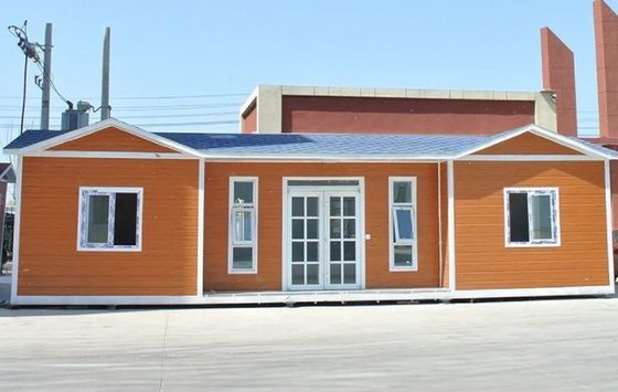 Casa de contêiner de luxo de aço 20ft 40ft casas pré-fabricadas modulares expansíveis